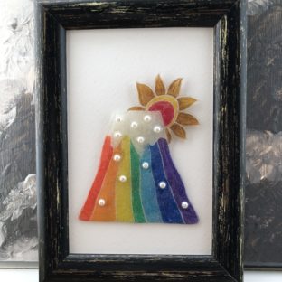 レインボー富士山のフレーム